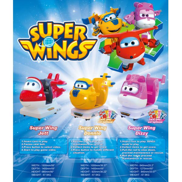 Holiday Resort Arcade SUPER WING JETT Kiddie Ride Machines