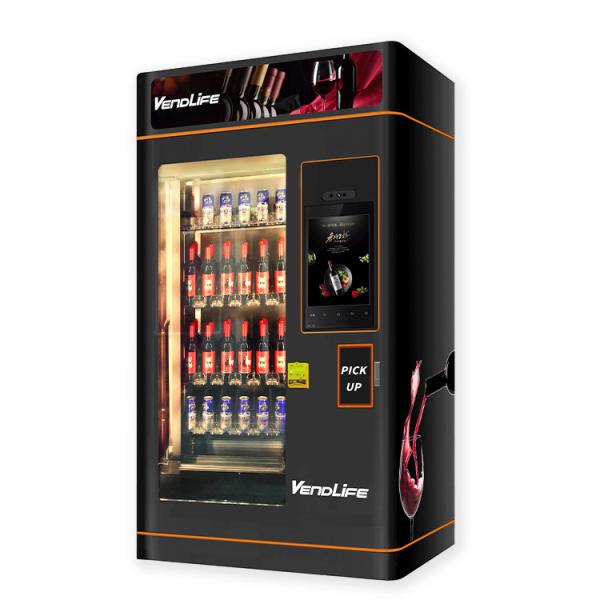 Quality 4G Supported Wine Vending Machines 140pcs With 23.6in Touch Screnn for sale