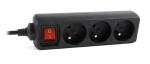 Power strip for an UPS C13 socket outlet with Fused power switch 16A