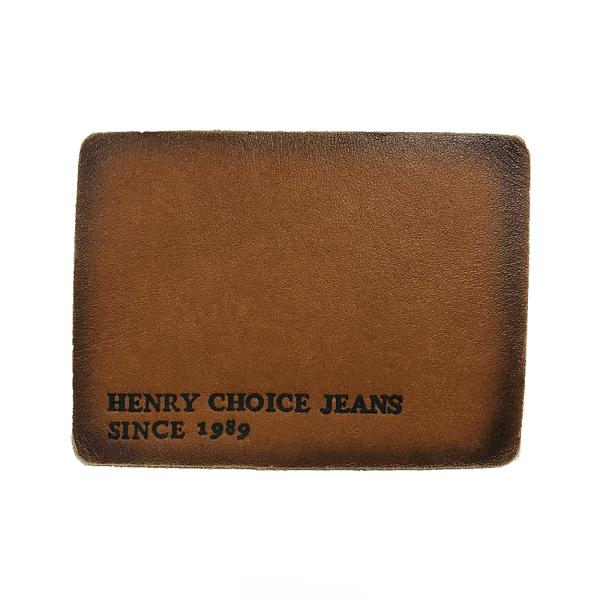 Embossed Custom Leather Clothing Labels Patch For Jeans