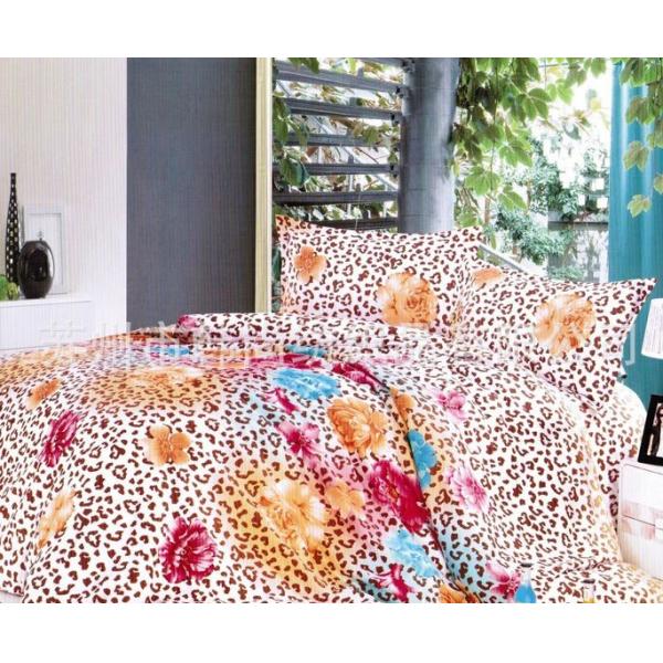 Polyester Microfiber Fabric Peach Disperse Printing for Bed Sheet