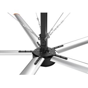 Centralized Control System 24ft PMSM Fans Large Warehouse Ceiling Fans