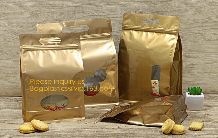 Transparent bopp/opp square block bottom bags with side gusset,Bopp Block Square Bottom Bag,Clear Square Bottom Bags,Can