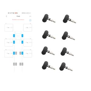 Buy cheap Bluetooth Eight Sensors Smart Tire Pressure Monitoring System product