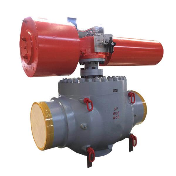 Quality API 6D Casting Trunnion Top Entry Ball Valve Manual / Actuated Operation for sale