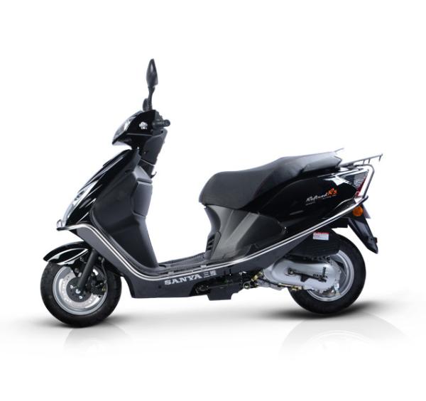 Quality Comfortable Seat Gas Moped Motor Scooter Durable Disk / Drum Brake System for sale