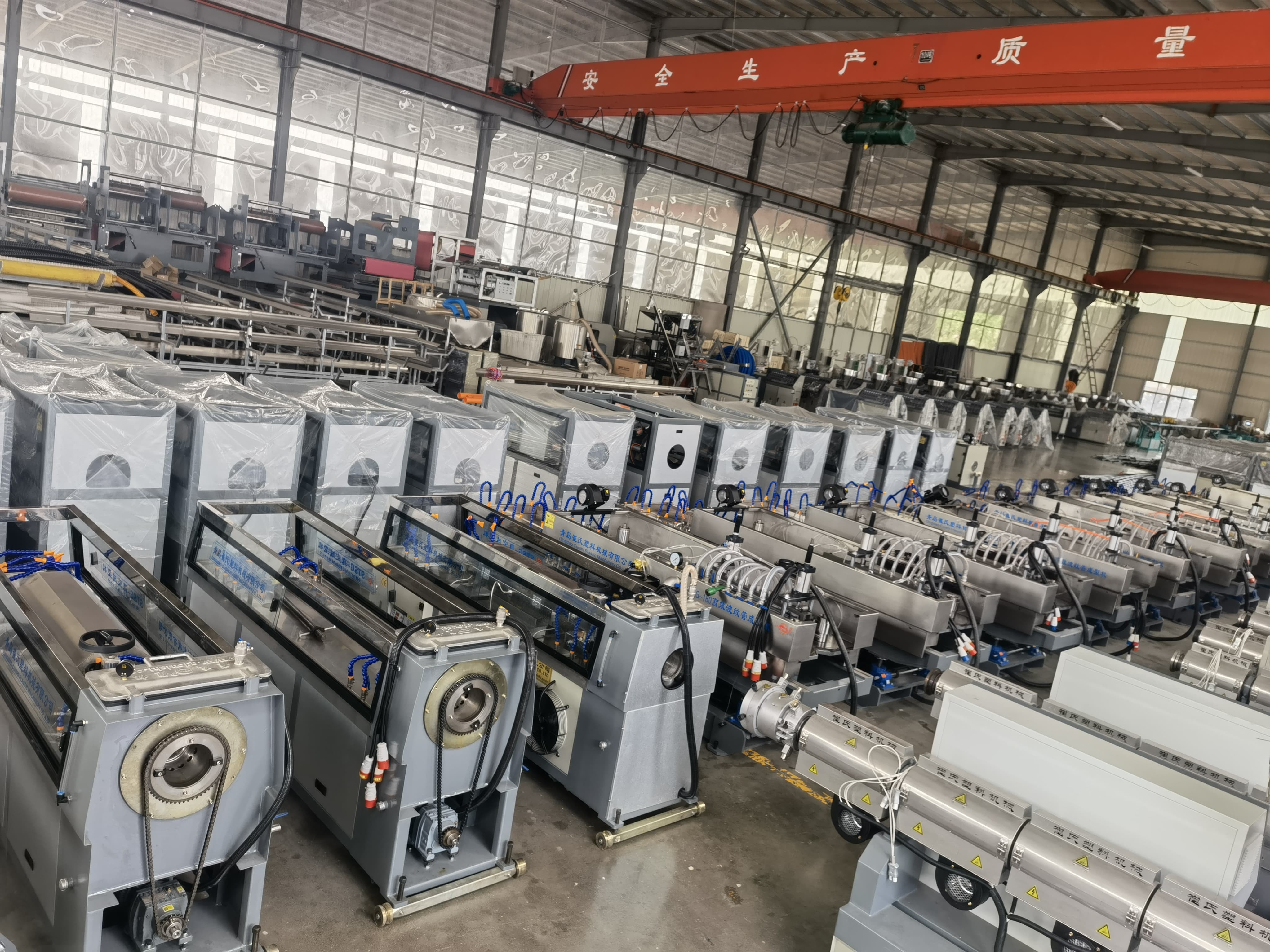 Production 150kg/h Max Output Capacity Polymer Fastener Extrusion Machine 1000mm Screw Length