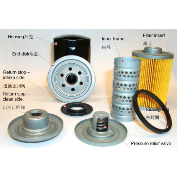 2.5mm Cover Auto Car Engine System Oil Filter For Magotan Octavia 1.8t