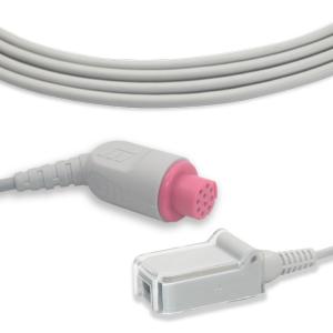 China 10pin Connector Oxygen Meter Spo2 Extension Cable TPU Adult on sale