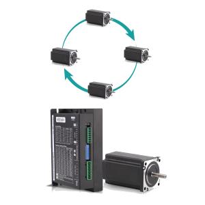 Black Step Direction Servo Drive , 110V Integrated Stepper Motor Controller Driver