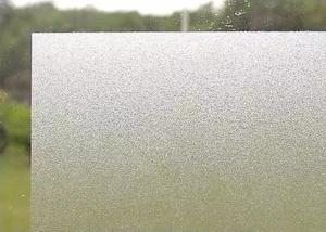 Repositionable 0.8mm Clear Bathroom Window Privacy Film Heat Control