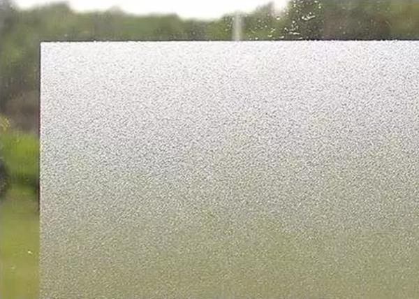Quality Repositionable 0.8mm Clear Bathroom Window Privacy Film Heat Control for sale