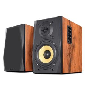 Buy cheap 100W Wood Color Bluetooth Studio Speaker With 6 Ohms Impedance product