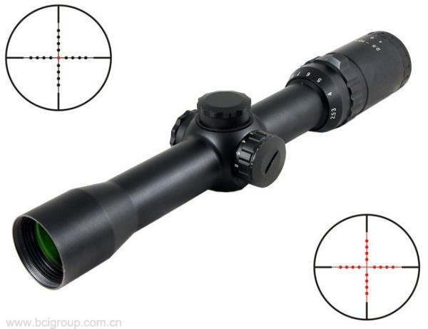 Quality tactical riflescope 2.5 - 10×32C IR illuminated riflescopes for sale