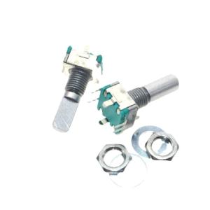 Hot selling  Rotary encoder,code switch EC11 audio digital potentiometer,with switch,5Pin, handle length 20mm