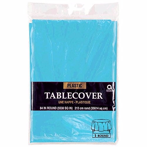 Heavy Duty Solid Color Plastic Table Cover for Rectangle Tables