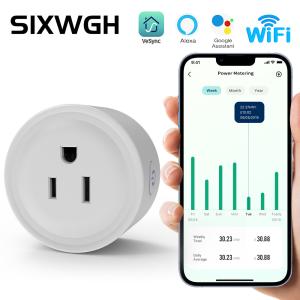 Buy cheap 60Hz WiFi Smart Socket 2000W Tuya APP Romote Control Wifi Power Socket product