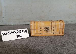 Household unfoldable 19'' Solid Wood Storage Trunk