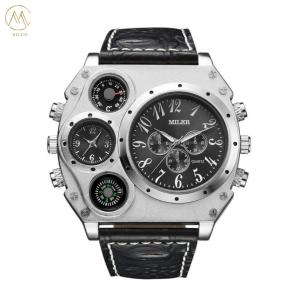China Modern Analog Leather Strap Quartz Watch Leather Band Quartz Wrist Watches on sale