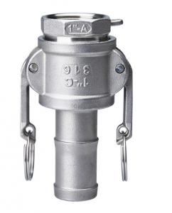 Buy cheap Self Locking Stainless Steel Camlock Couplings Casting Cam And Groove Reducer product