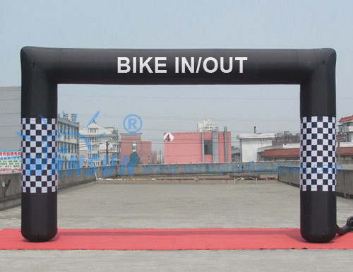 Inflatable Start Finish Arch Durable For Outdoor Racing Competition