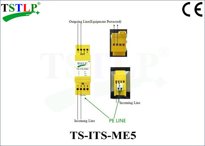 TTY / V11 / RS232 / RS485 / RS422 Surge Protection Device Fire Alarm Surge Protection