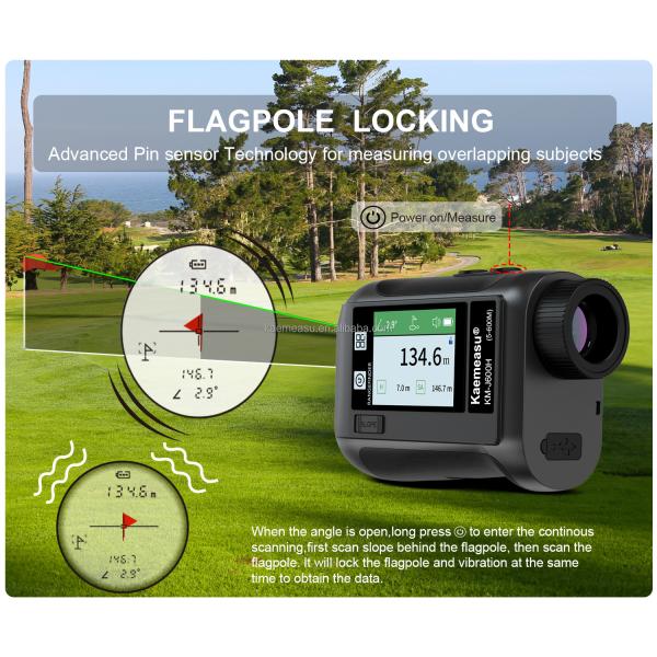 J600m Laser Rangefinder Rechargeable Fast Read Laser Distance Meter LCD Screen Memory Storage Portable Design