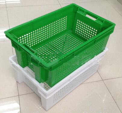 Cheap stacked and nested food grade meat plastic container box
