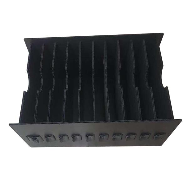 Quality Conductive Container Anti Static Plastic ESD Box Circulation Black for sale