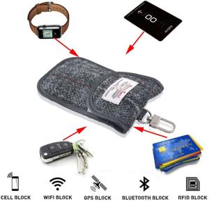 Buy cheap Key Fob Signal Blocking Faraday Bag RFID Protector MONOJOY EMI Shielding product