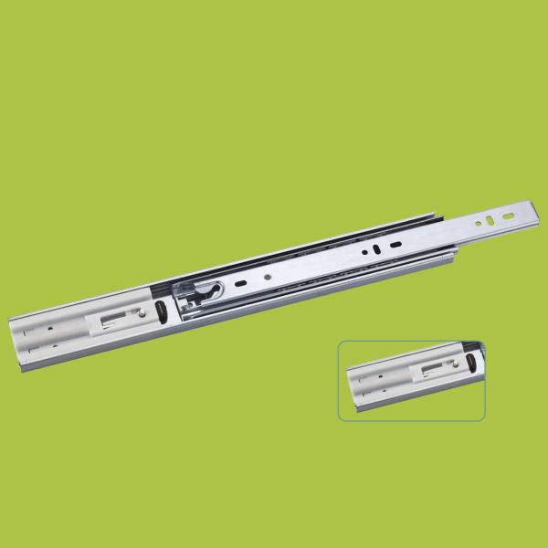 Quality 45mm 3-fold Full Extension Ball Bearing Drawer Slide 20" for sale