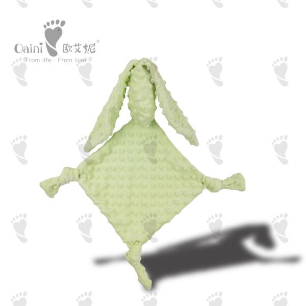 Quality Newborn Huggable Baby Comforter Toy Loveable Rabbit Square Comforter for sale