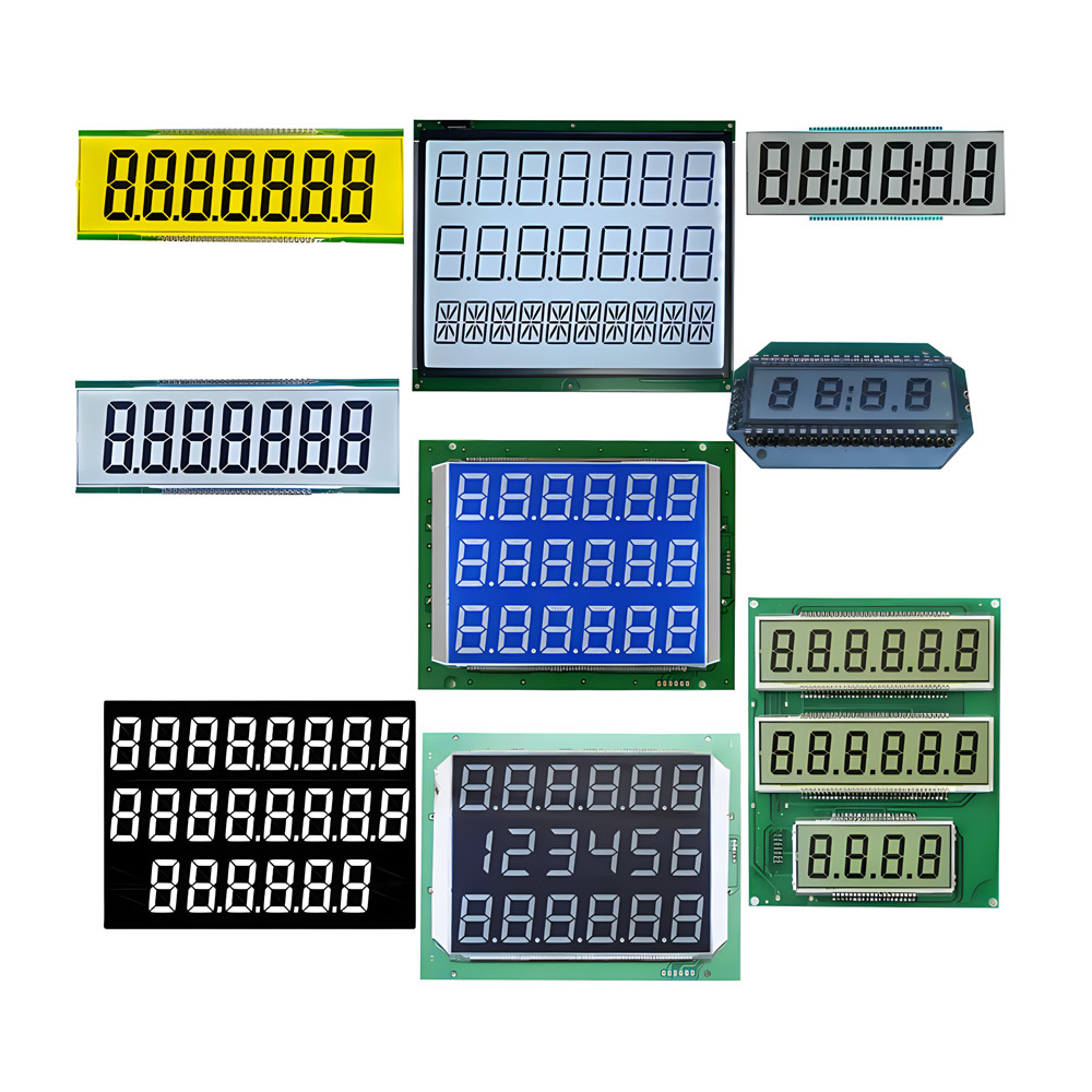 Custom 7 Segment LCD Panel Touch Screen Display LCD Manufacturer