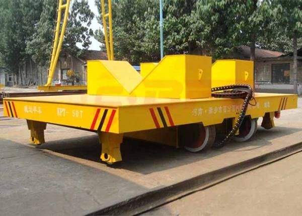 Quality 50t large capacity rail transfer carriage for assembly line for sale