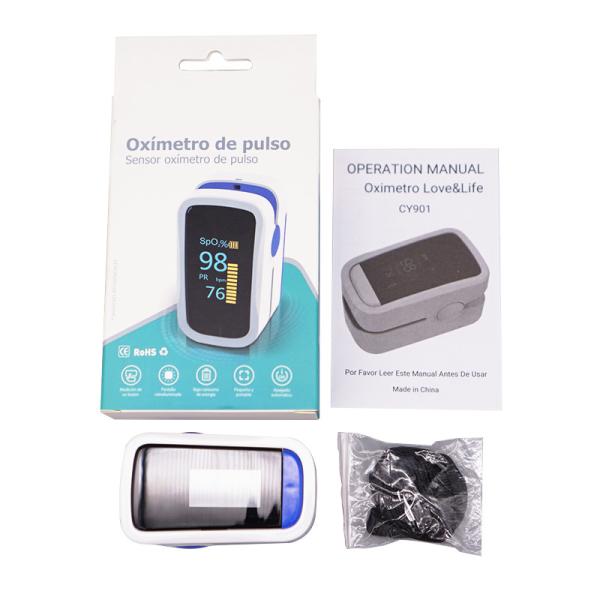 Quality 99% Accuracy Home Medical Devices OLED Medical Fingertip Pulse Oximeter for sale
