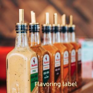 Buy cheap Customized Self Adhesive Label Stickers for Beverages Condiment Bottle Labels for Your Customer s Requirements product