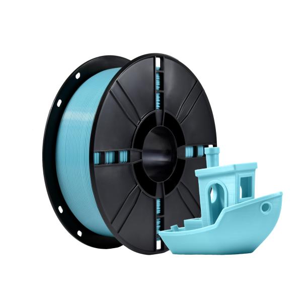 Quality 200 X 200 X 64mm Packing Box Size PLA Filament In Cyan For High Precision 3D Printing for sale