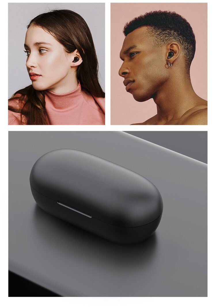 Gt1 Tws Fingerprint Touch Bluetooth Earphones Noise Cancelling HD Stereo Wireless Headphones