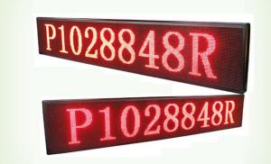 32*16 Resolution p10 single red Bi Color LED Display board 1/4 Scan method