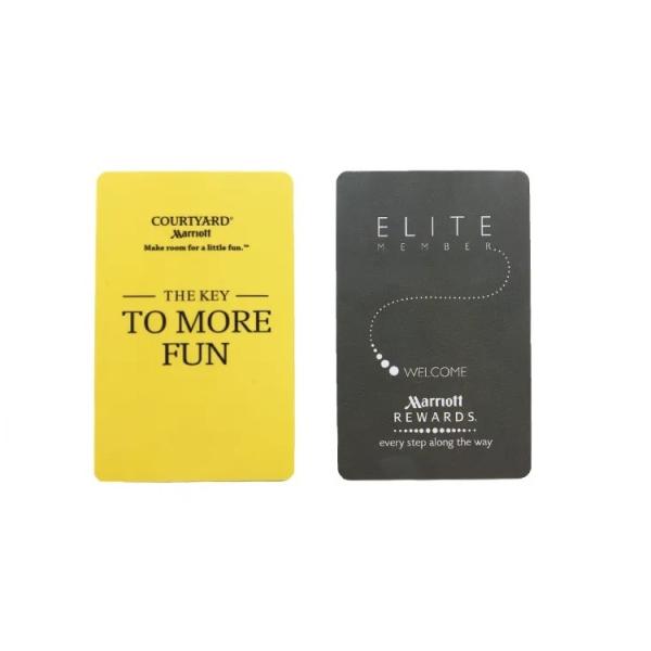 Quality Standard Size CR80 4 Color Printed Hotel RFID Key Cards 85.5mm X 54mm for sale