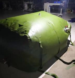 Durable 3m3 Fuel Storage Tanks Folded TPU Coated Inflatable Fuel Tank High Strength Material