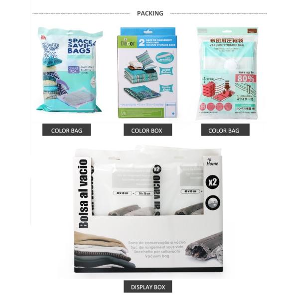 Hand Pressing Travel Vacuum Storage Bag Roll Up Vacuum Space Bag