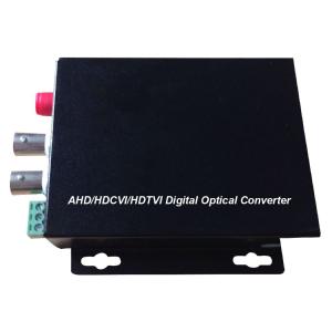 Buy cheap 1 channel HD TVI +1 DATA video HD TVI CVI AHD optic transmitter Receiver/fm multiplexer product