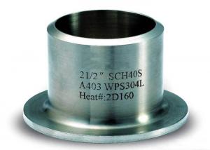 Buy cheap Butt Welded Lap Stainless Steel Pipe Fittings , JIS B2312 / ANSI B16.9 Steel Flanged Fittings product