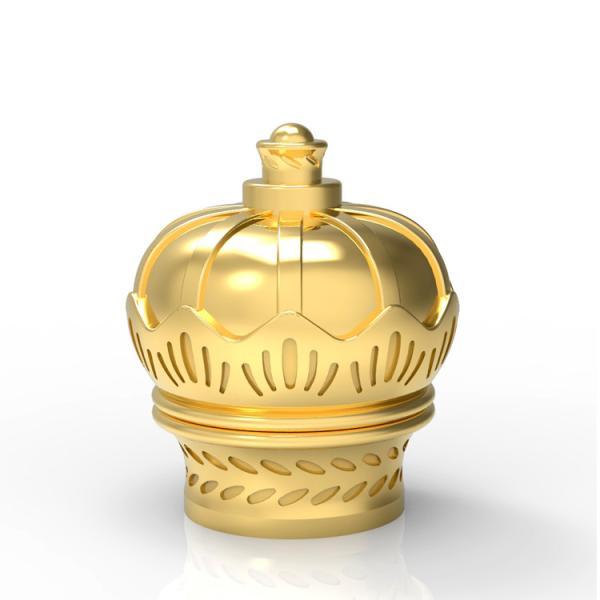 Quality Zinc Alloy Custom Zamak Resealable Perfume Bottle Caps for sale