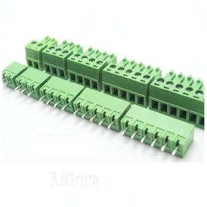 Buy cheap 3.81mm Pitch PCB Plug-in Screw Terminal Blocks Plug + Straight Pin Header product
