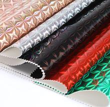 Quality Durable Synthetic Leather Fabric Sheet Tear Resistance Custom Printed for sale