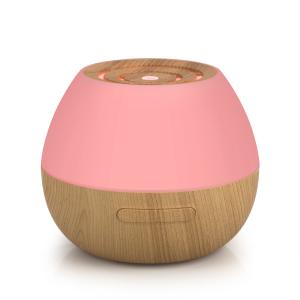 China Portable Ultrasonic 300ml Wood Aromatherapy Diffuser Humidifier on sale