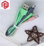 3 In 1 Micro Usb Cable 1m Retractable Type C Data Cables 3A Fast Charging Cable