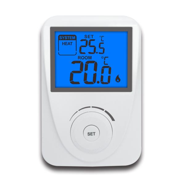 Quality Riseem Blue Backlight Non Programmable Digital Low Voltage Temperature Thermostat Controller for sale
